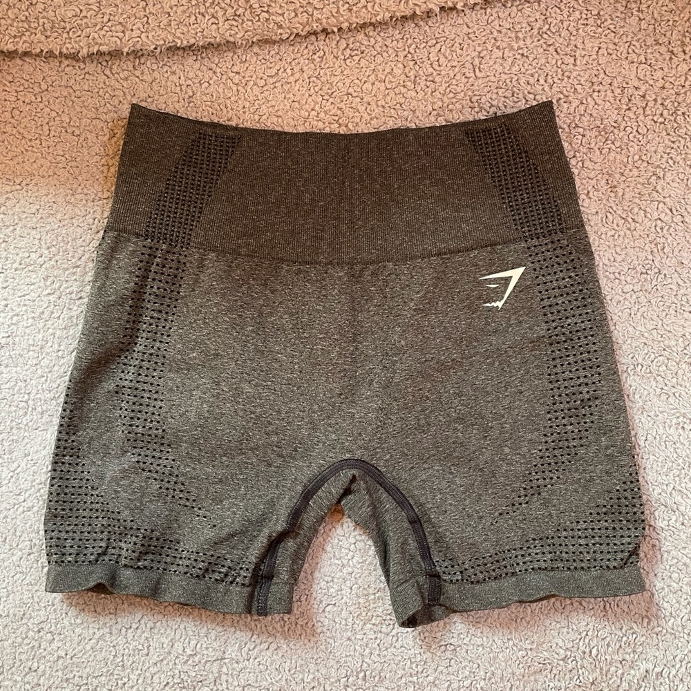 Grey Vital Seamless Biker Short